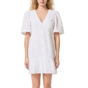 $465 NWT Rhode White Mariana Eyelet
Cotton Mini Dress Sz 6